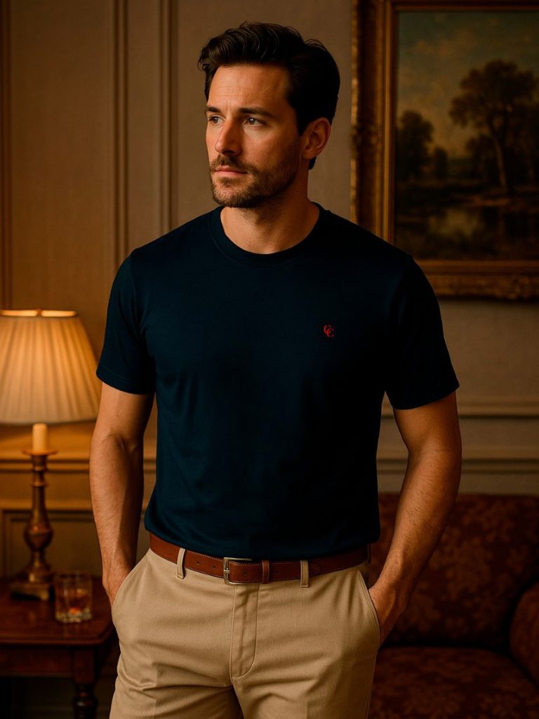 Essential 100% Cotton Cross & Crown T-Shirt