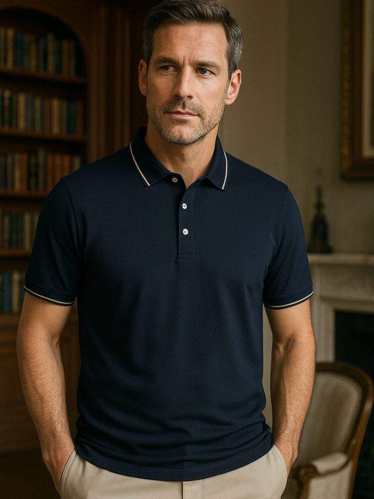 Midnight Trim Polo – Cross & Crown