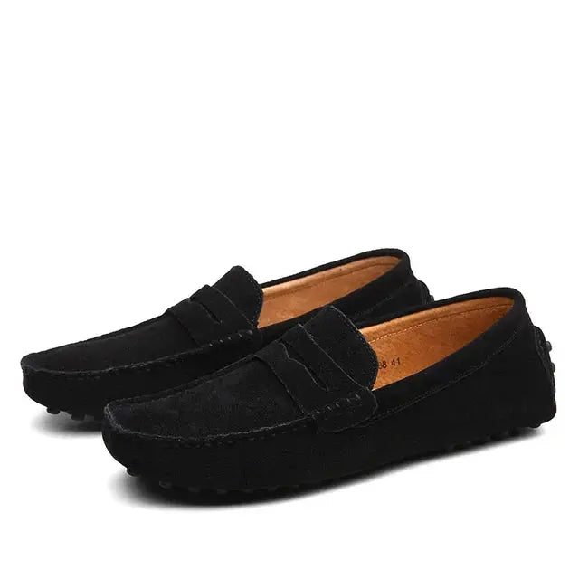 Suede Marina Loafers - Cross & Crown Cross Crown