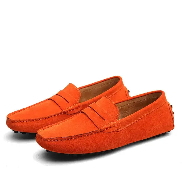 Suede Marina Loafers - Cross & Crown Cross Crown