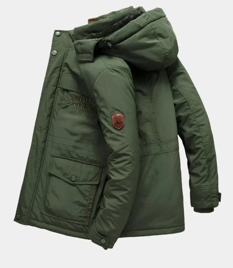 Military Hooded Jacket - Cross & Crown CROSS & CROWN