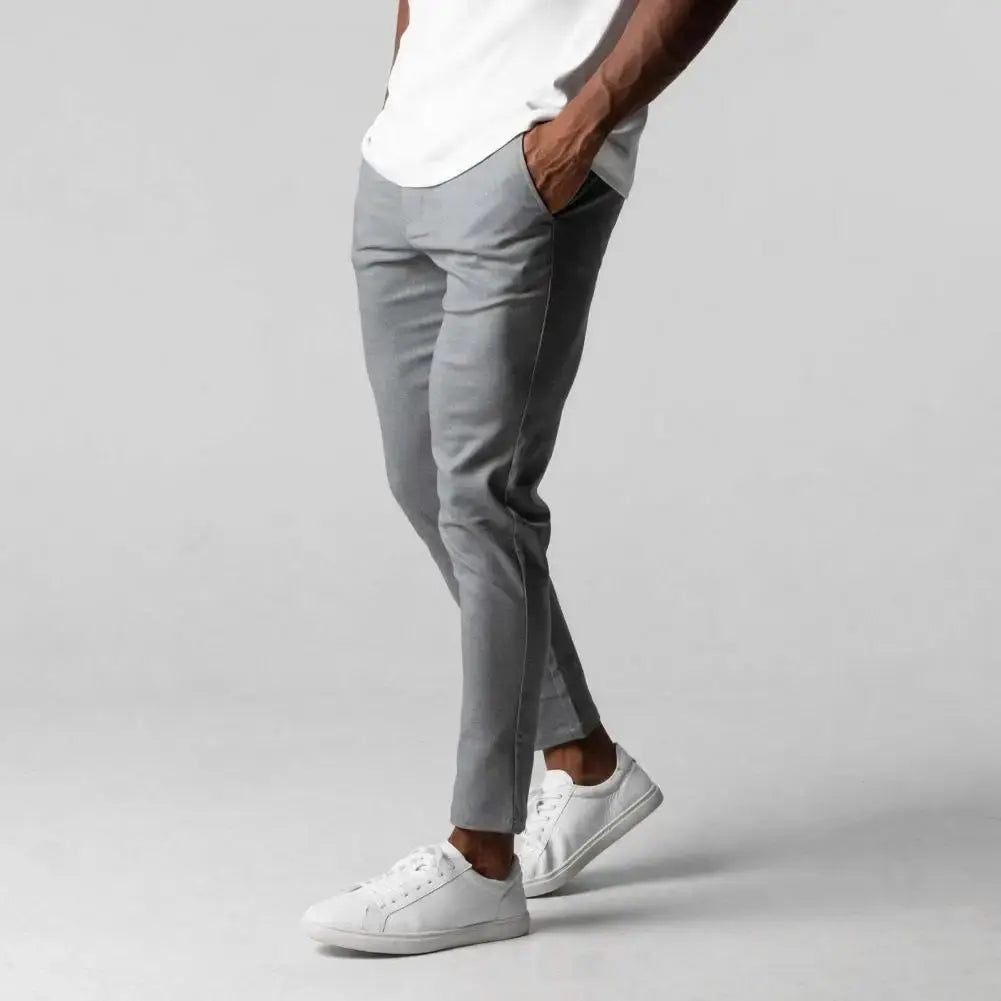 Stretchy Slim Trousers - Cross & Crown Cross & Crown