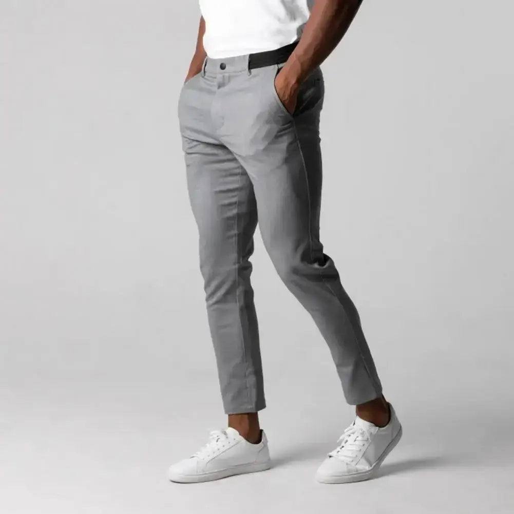 Stretchy Slim Trousers - Cross & Crown Cross & Crown