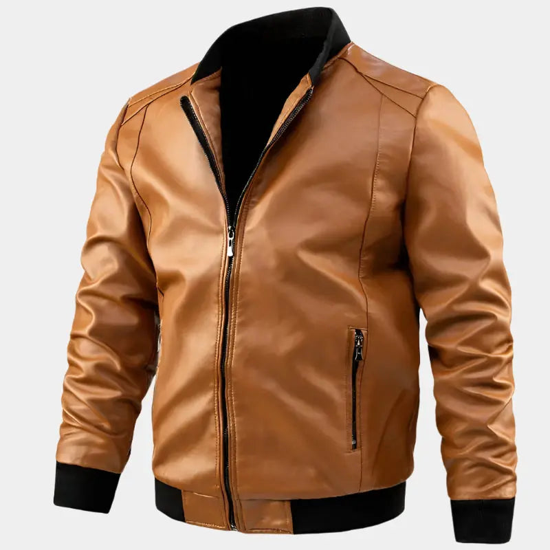 Pioneer Leather Jacket Cross & Crown