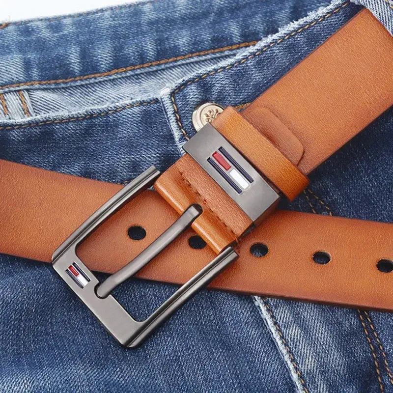 Elegant Leather Belt - Cross & Crown Cross & Crown