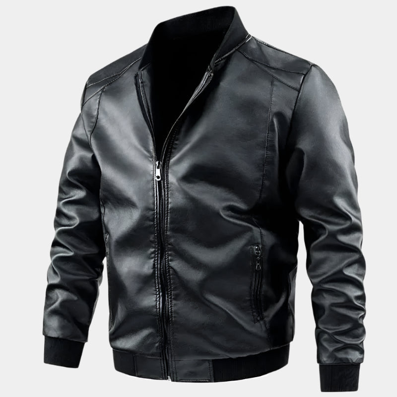 Pioneer Leather Jacket Cross & Crown