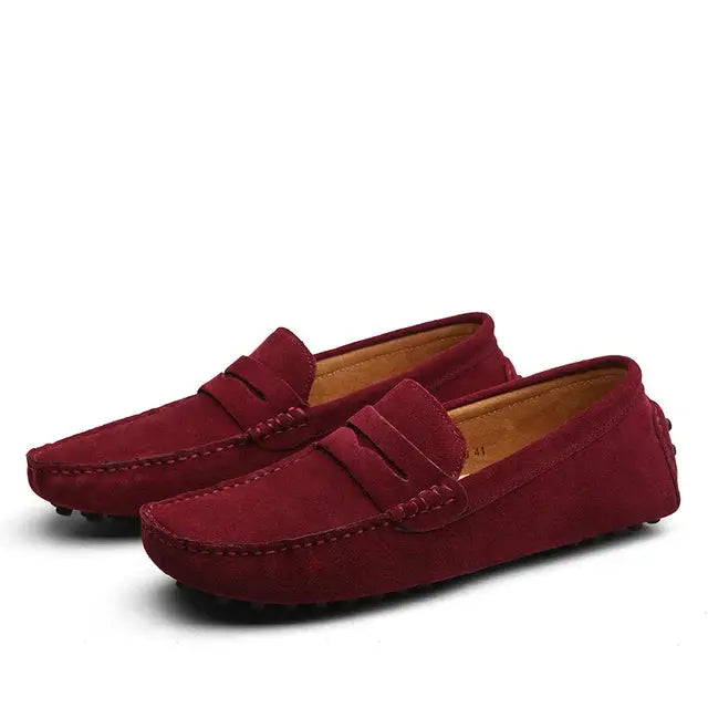 Suede Marina Loafers - Cross & Crown Cross Crown