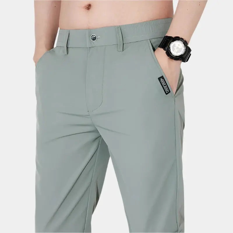 Essencial Stretch Trousers - New Elastic Waist - Cross & Crown Cross & Crown