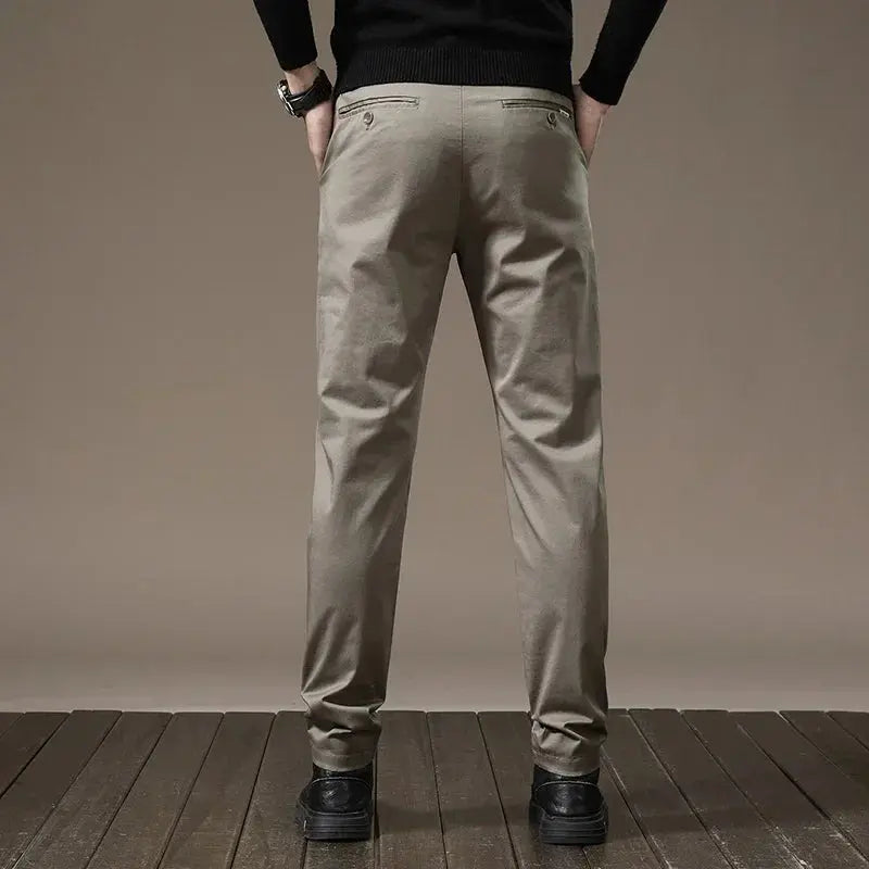 Essential Straight Trousers - Cross & Crown Cross & Crown