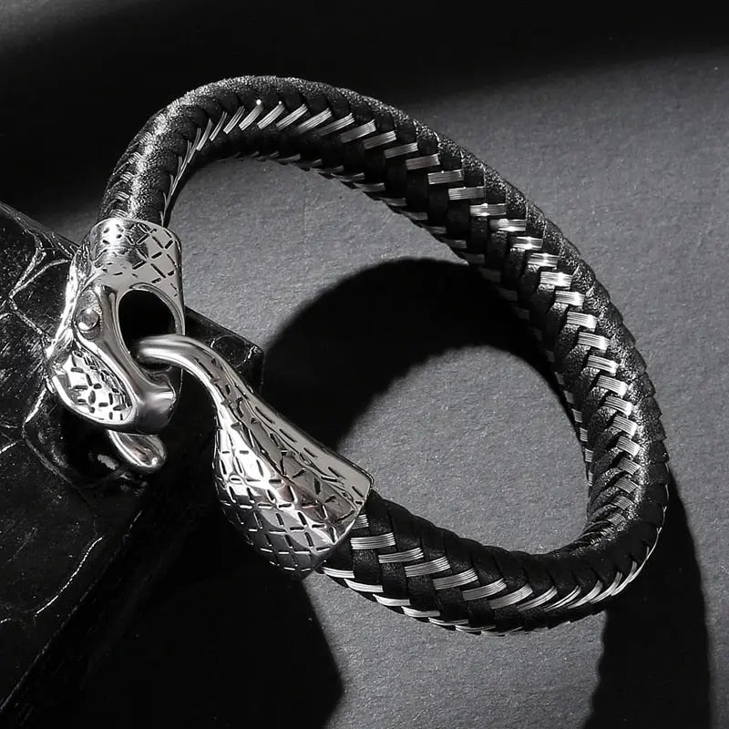 Elegant Snake Bracelet - Cross & Crown Cross & Crown