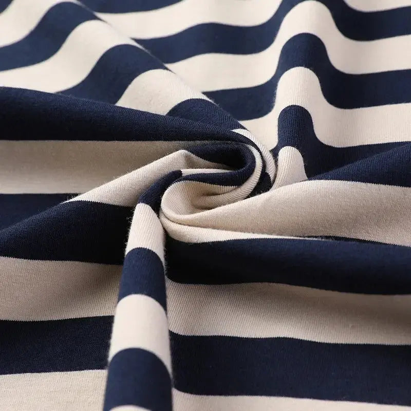 Summer Stripe Polo Shirt - Cross & Crown CROSS & CROWN