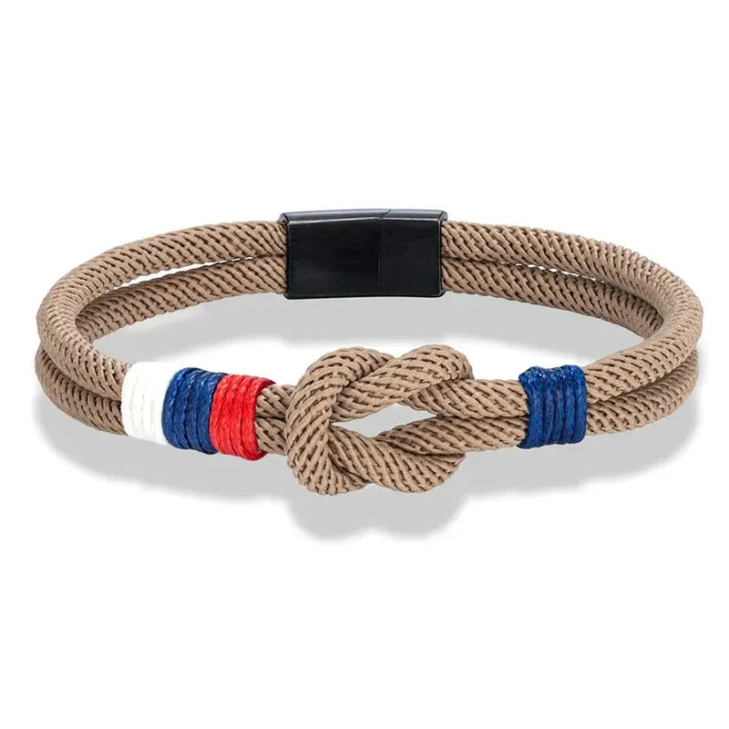 Minimalist Nautical Knot Bracelet - Cross & Crown Cross & Crown