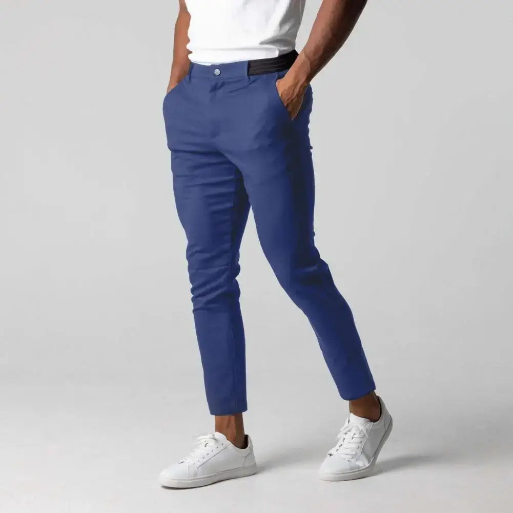 Stretchy Slim Trousers - Cross & Crown Cross & Crown