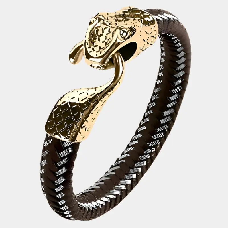 Elegant Snake Bracelet - Cross & Crown Cross & Crown