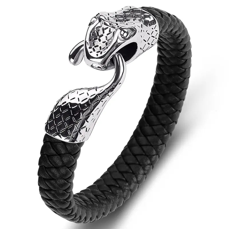 Elegant Snake Bracelet - Cross & Crown Cross & Crown