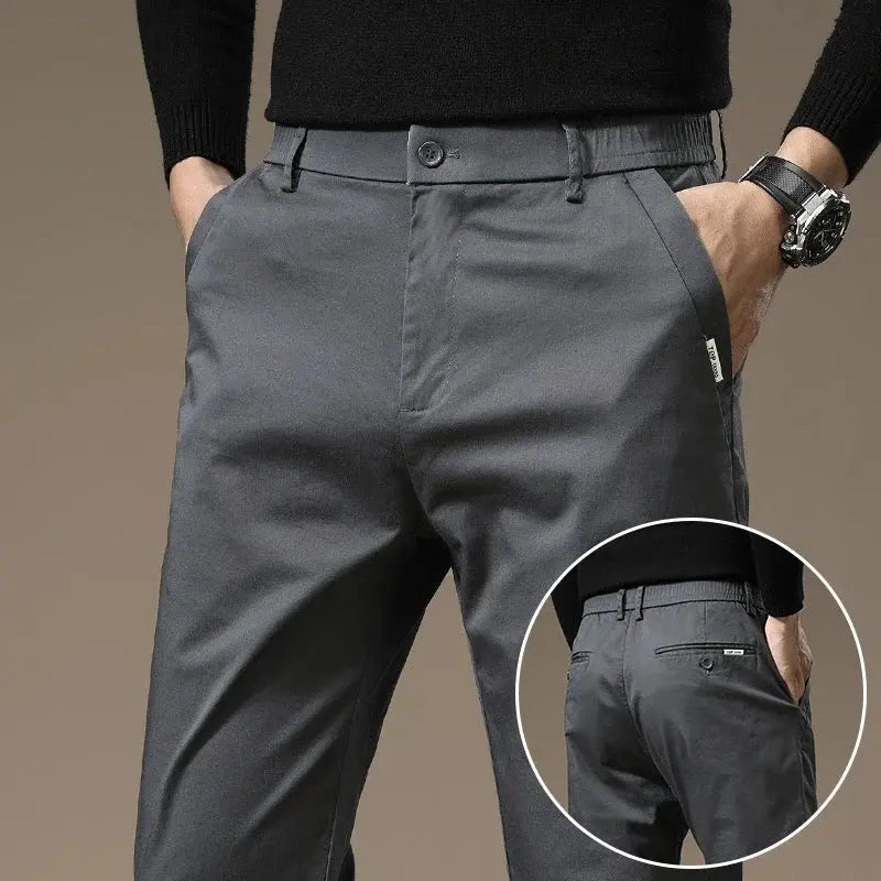 Essential Straight Trousers - Cross & Crown Cross & Crown