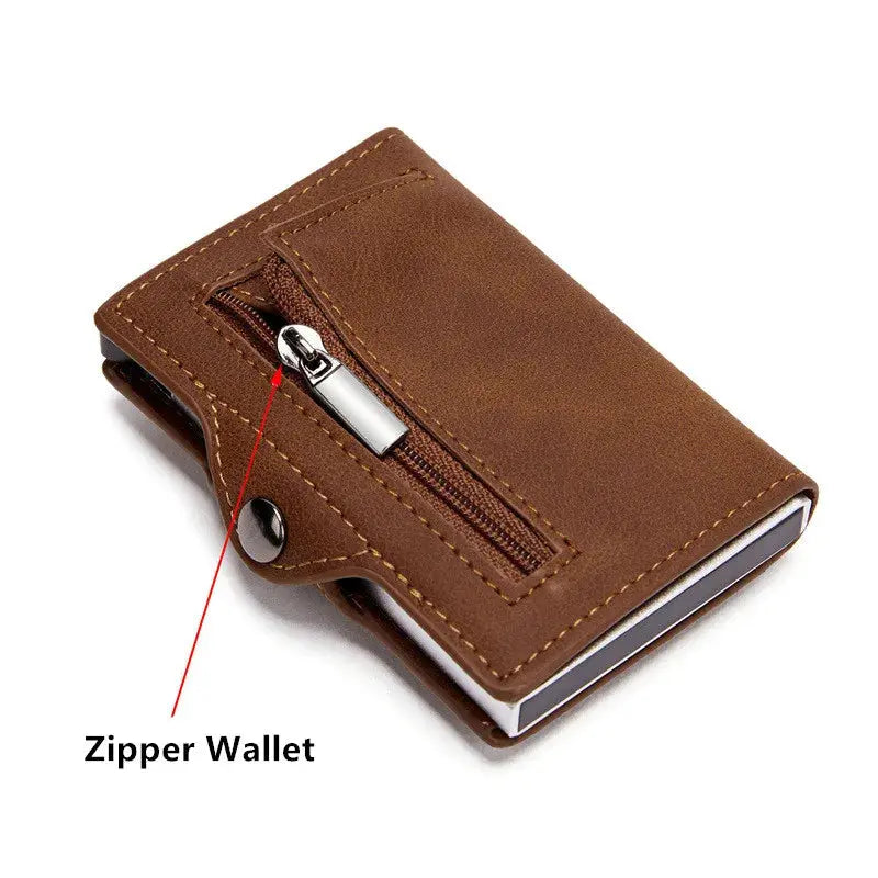 Essential Modern Wallet with AirTag Holder RFID Blocking - Cross & Crown Cross & Crown