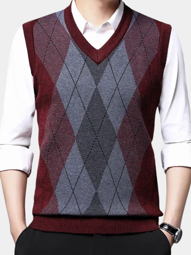 Academic Essential Knit Vest - Cross & Crown - Cross & Crown