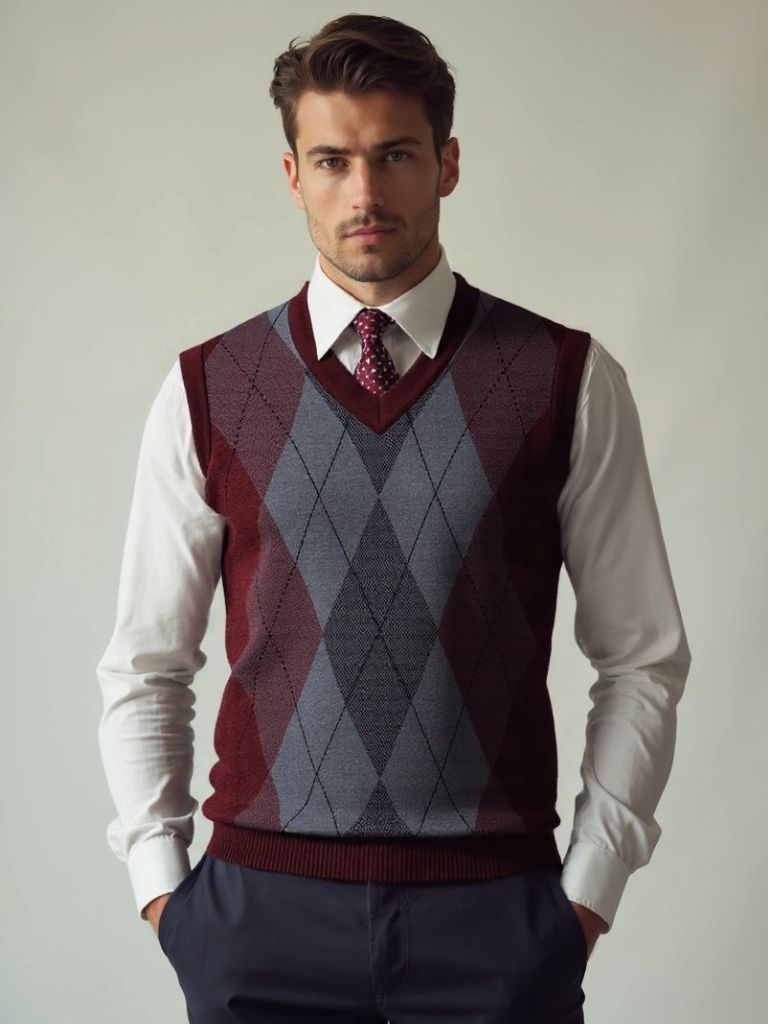 Academic Essential Knit Vest - Cross & Crown - Cross & Crown