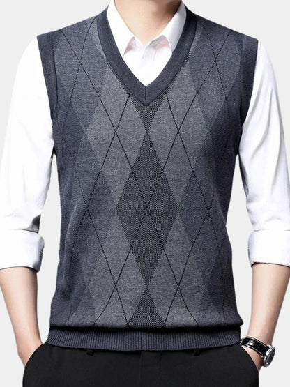 Academic Essential Knit Vest - Cross & Crown - Cross & Crown
