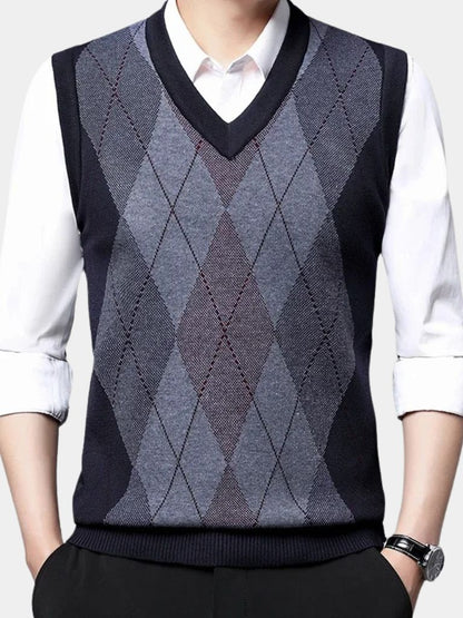 Academic Essential Knit Vest - Cross & Crown - Cross & Crown