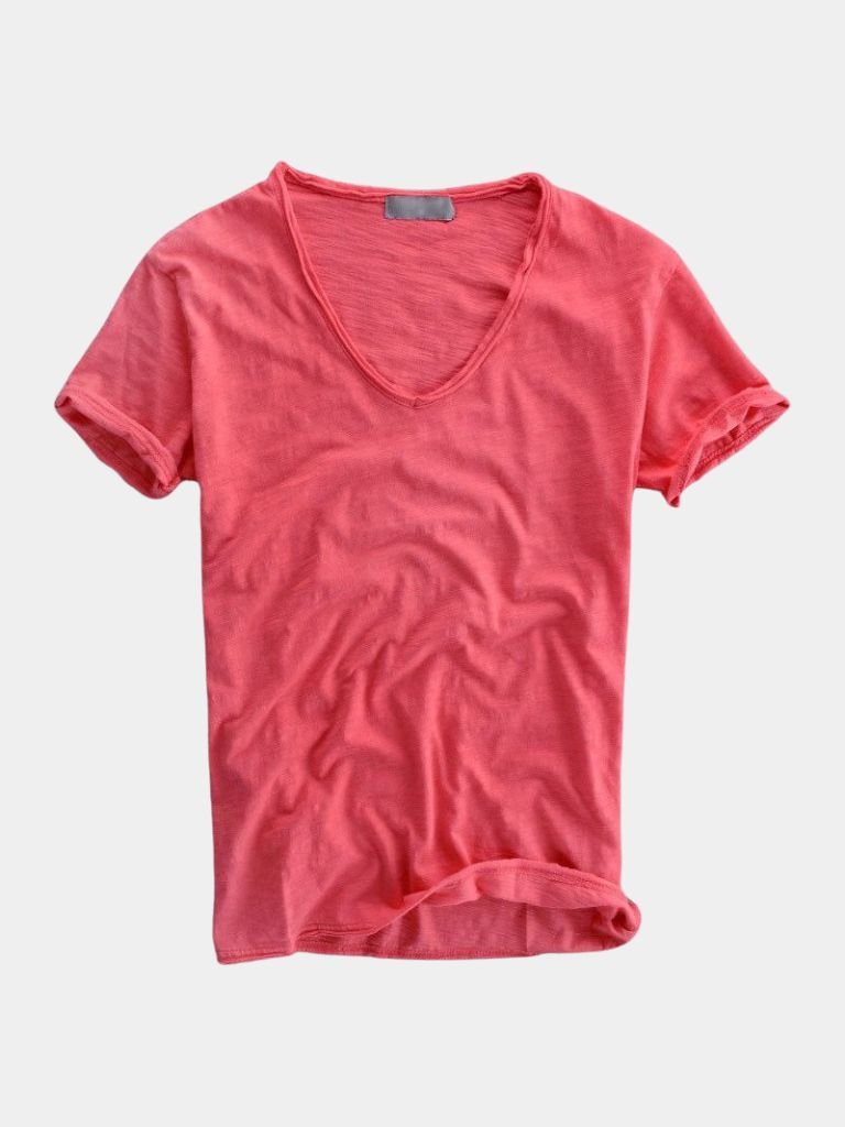 Albo Classic Cotton V Neck Shirt– Cross & Crown - Cross & Crown