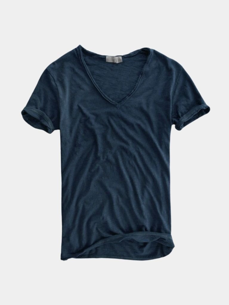 Albo Classic Cotton V Neck Shirt– Cross & Crown - Cross & Crown