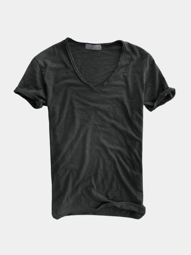 Albo Classic Cotton V Neck Shirt– Cross & Crown - Cross & Crown