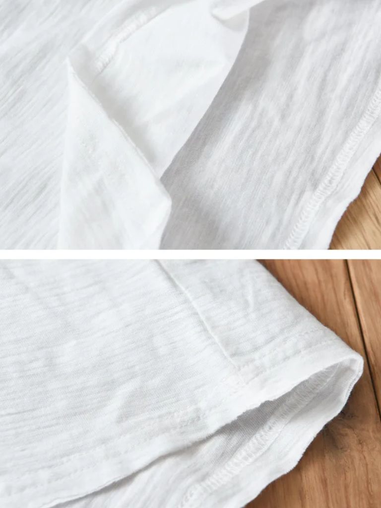 Albo Classic Cotton V Neck Shirt– Cross & Crown - Cross & Crown
