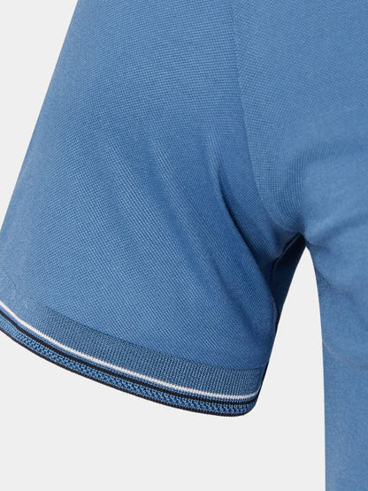 Azure Classic Polo – Cross & Crown - Cross & Crown