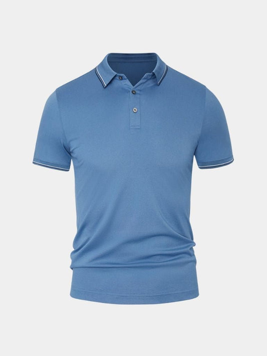 Azure Classic Polo – Cross & Crown - Cross & Crown