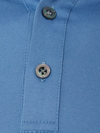 Azure Classic Polo – Cross & Crown - Cross & Crown