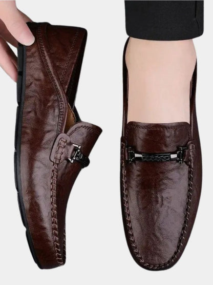 Belgravia Leather Loafers - Cross & Crown - Cross & Crown
