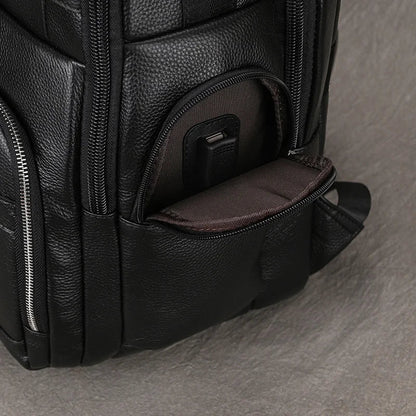 Black Bull 17” Tech Backpack with USB Charging - Cross & Crown