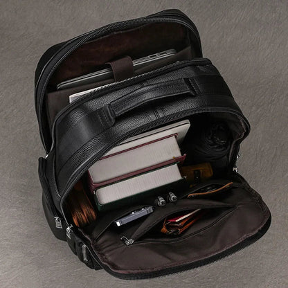 Black Bull 17” Tech Backpack with USB Charging - Cross & Crown