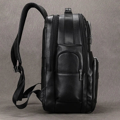 Black Bull 17” Tech Backpack with USB Charging - Cross & Crown