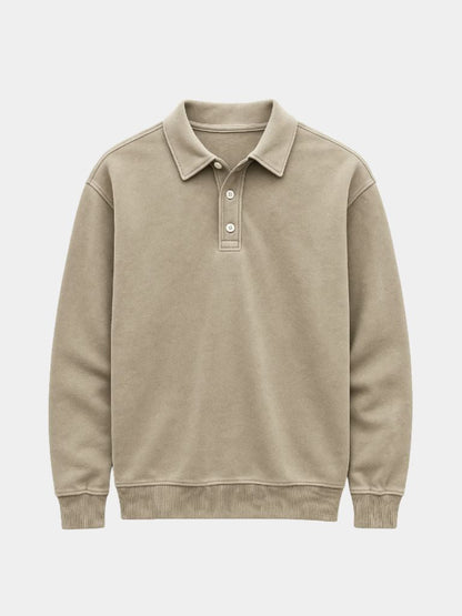 Canyon Mist Long Sleeve Polo Shirt – Cross & Crown - Cross & Crown