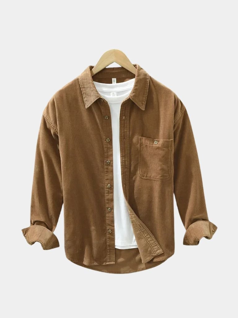 Casual Corduroy Shirt - Cross & Crown - Cross & Crown