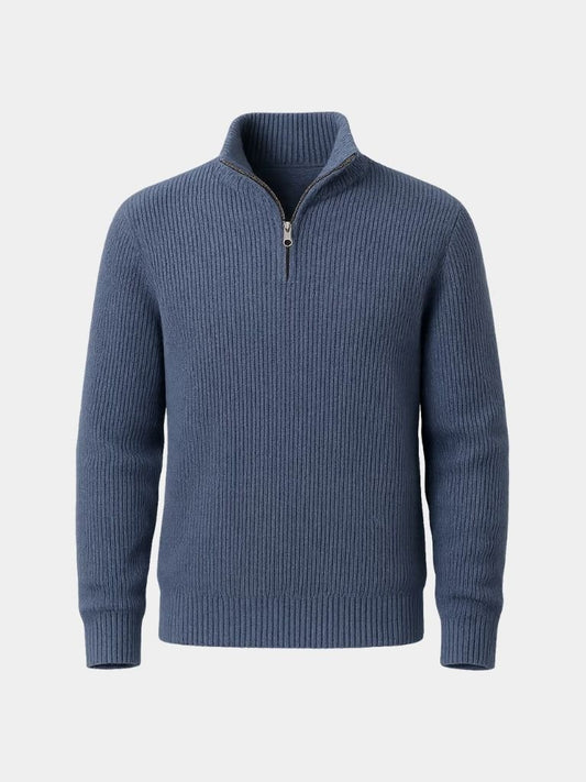 Classic Highland Quarter - Zip Sweater - Cross & Crown - Cross & Crown