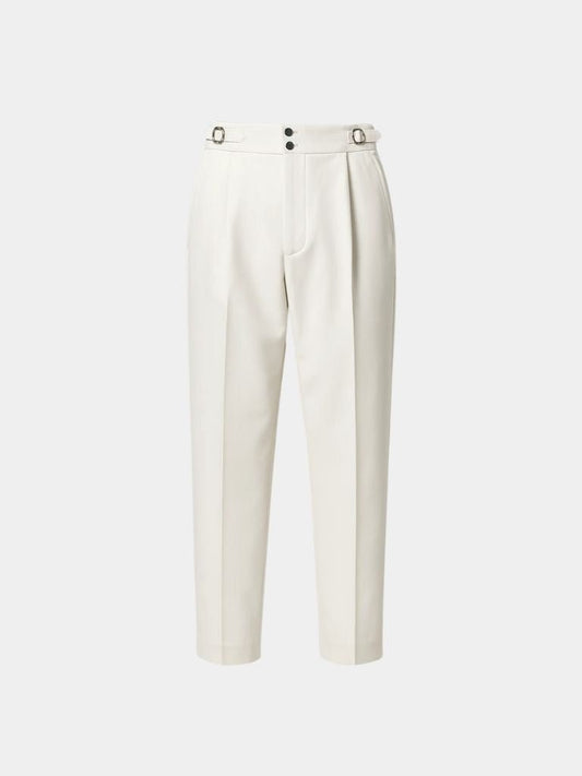Classic Italia Sidetab Elastic Trousers - Cross & Crown - Cross & Crown