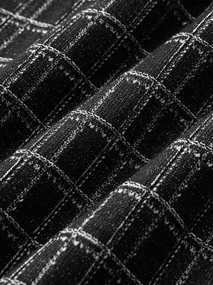 Classic Noir Knit Polo Shirt - Cross & Crown - Cross & Crown