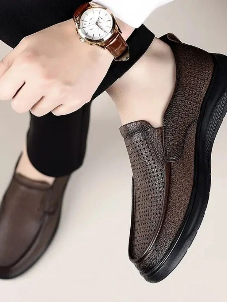 Comfortable Casual Elegant Moccasins Shoes - Cross & Crown - Cross & Crown