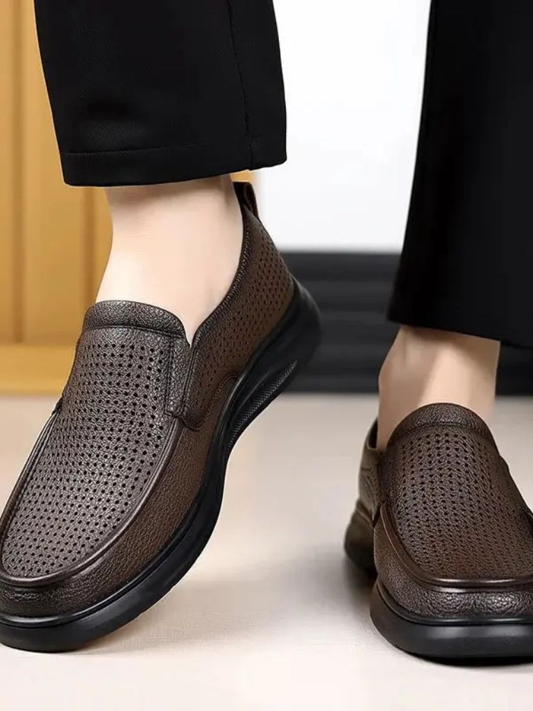 Comfortable Casual Elegant Moccasins Shoes - Cross & Crown - Cross & Crown