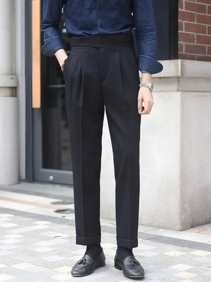 Corduroy Elegant Trousers - Cross & Crown - Cross & Crown