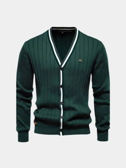 Cotton Button - Up Cardigan Sweater - Cross & Crown - Cross & Crown