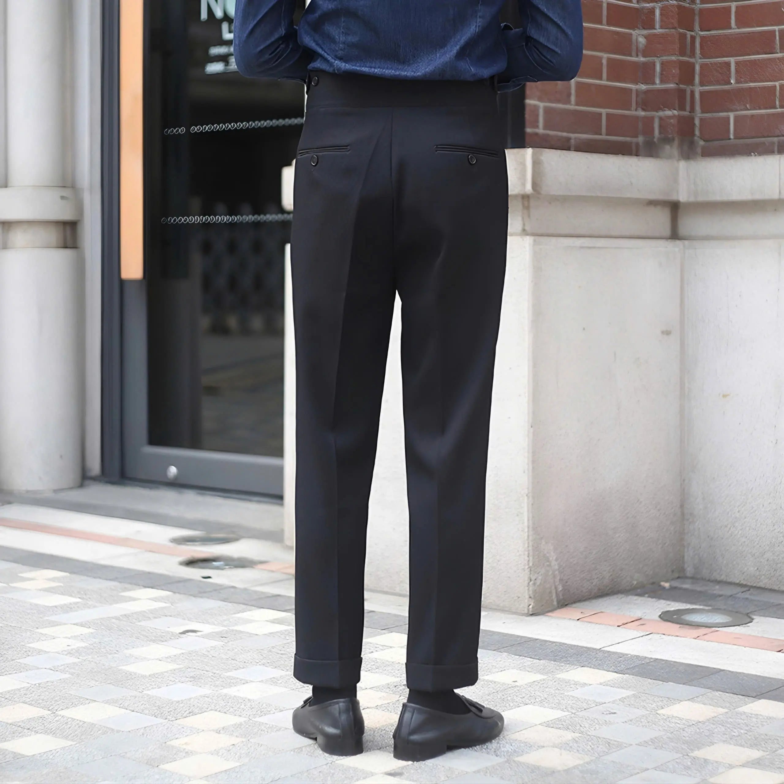 Corduroy Elegant Trousers - Cross & Crown Cross & Crown