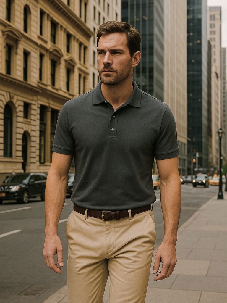 Essential Cotton Polo Shirt - Cross & Crown - Cross & Crown