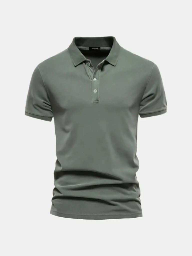Essential Cotton Polo Shirt - Cross & Crown - Cross & Crown