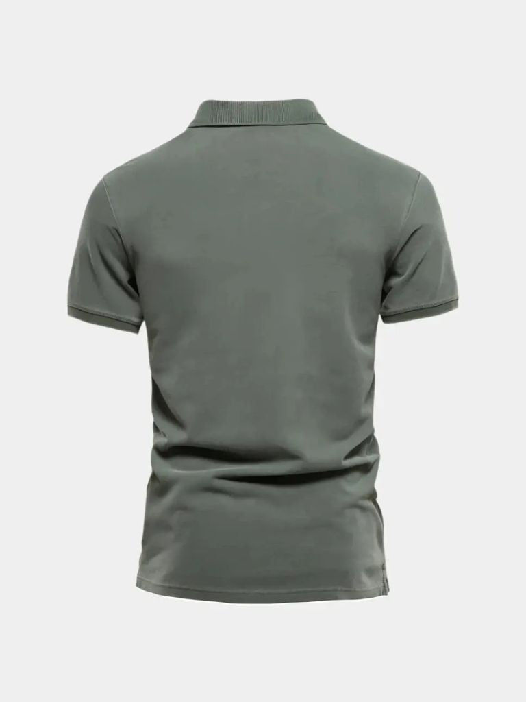 Essential Cotton Polo Shirt - Cross & Crown - Cross & Crown