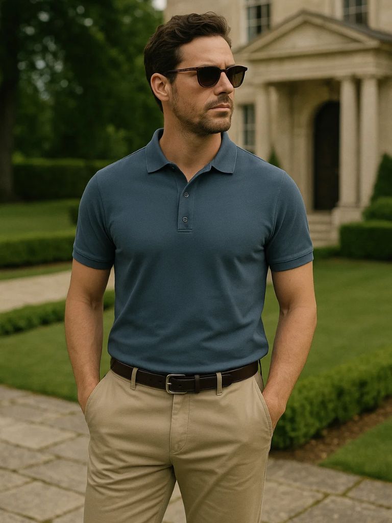 Essential Cotton Polo Shirt - Cross & Crown - Cross & Crown